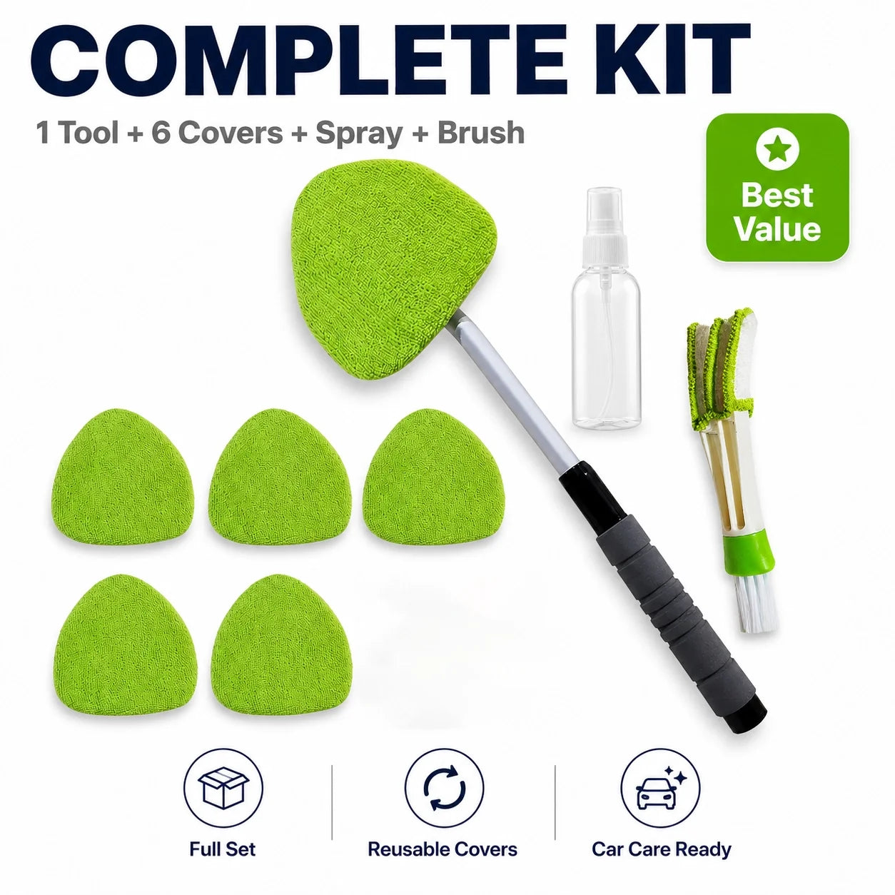 orofera®🧽🚗 Triangle Head Windshield Cleaner