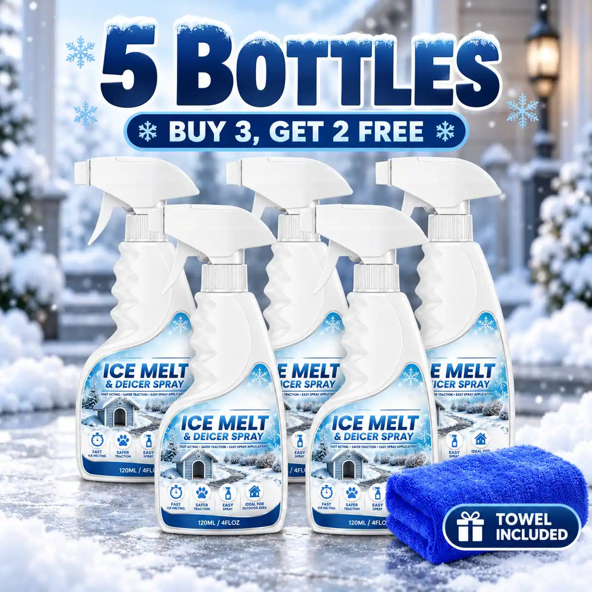Orofera snow and ice melter 5 Pack