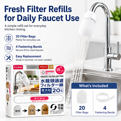 Kitchen Faucet Filter Bag – Replaceable Mesh Filter