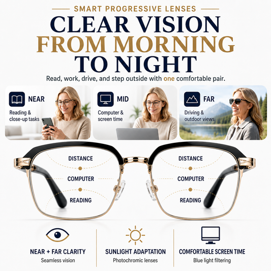 orofera® 👓 Smart Progressive Photochromic Glasses