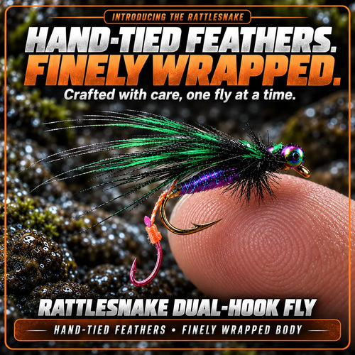 OROFERA®🎣Handcrafted Dual-Hook Fly Fishing Kit