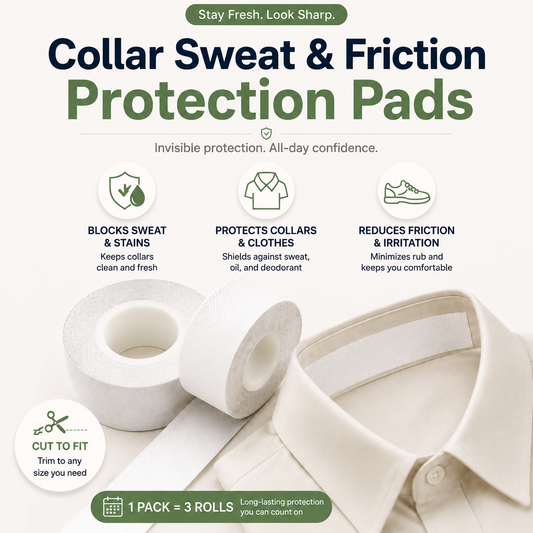 Orofera®👔Collar Sweat & Friction Protection Pads