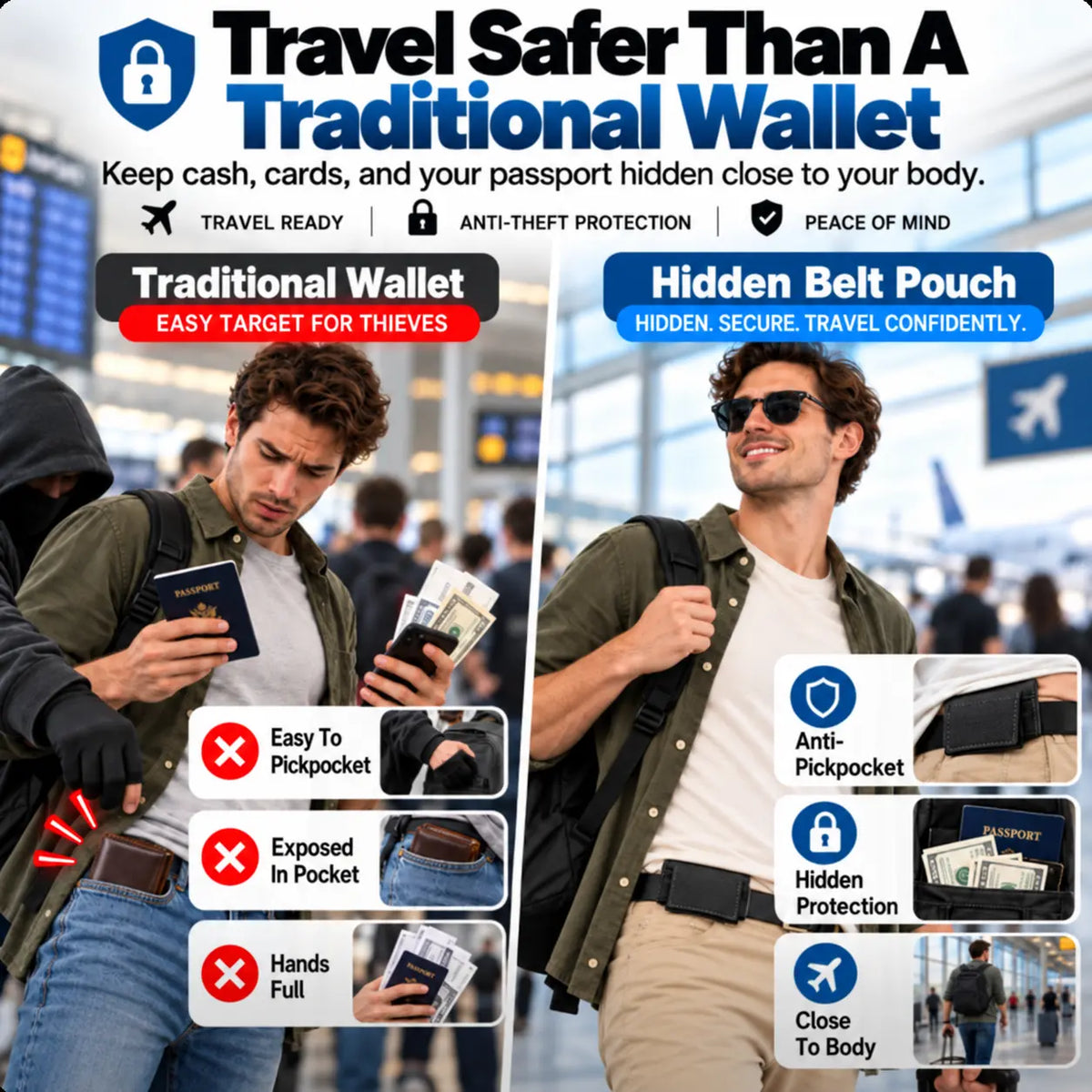OROFERA® ✈️Hidden Travel Belt Pouch