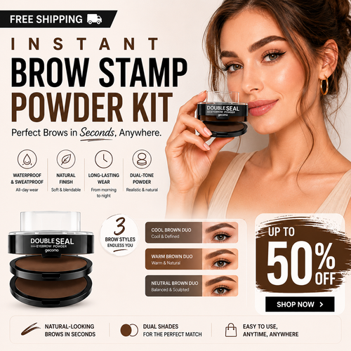 Orofera®Instant Brow Stamp Powder Kit（副本）