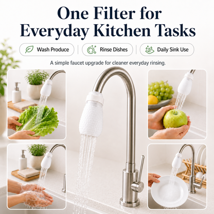 Kitchen Faucet Filter Bag – Replaceable Mesh Filter