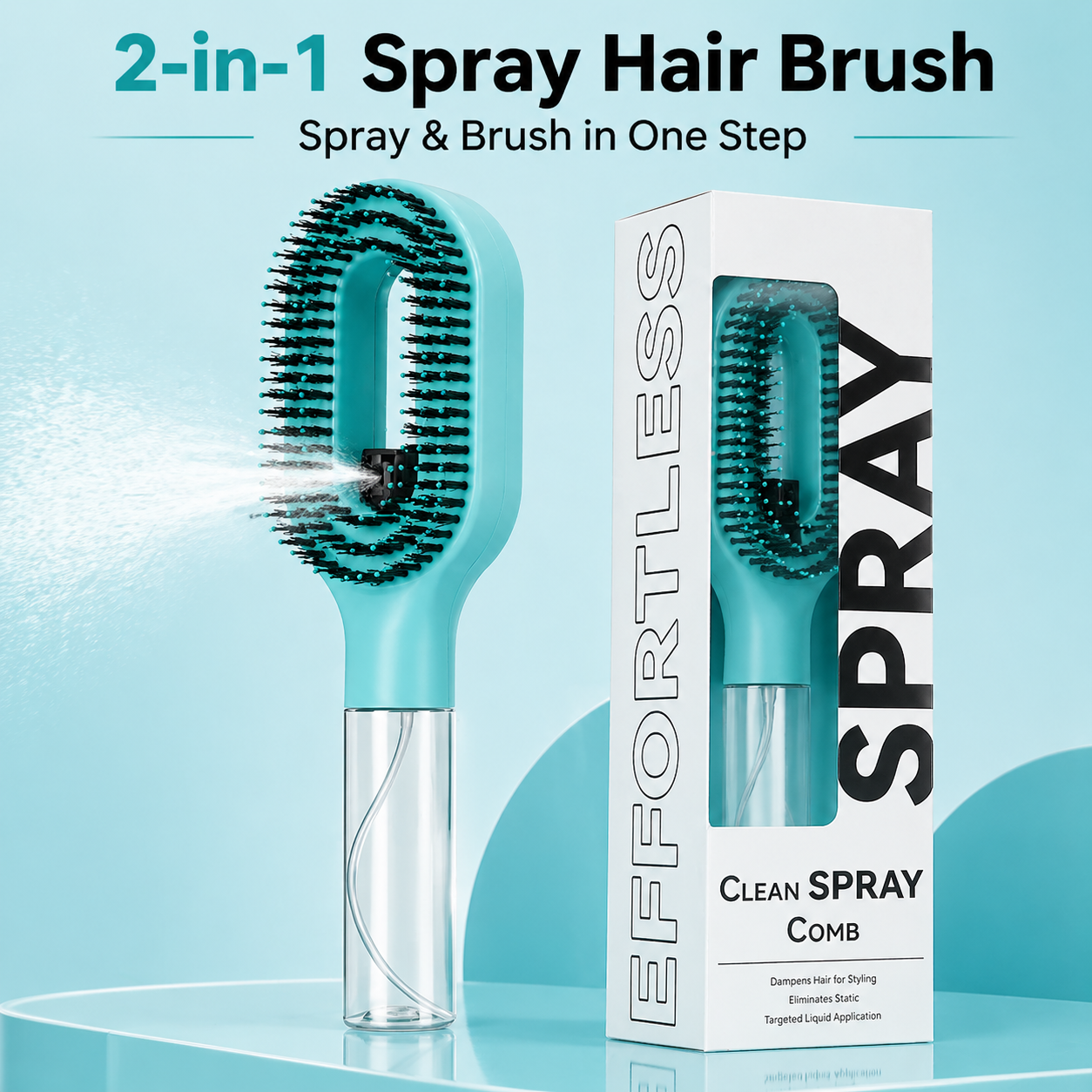 (upsell)Orofera® 💧2-in-1 Spray Hair Brush