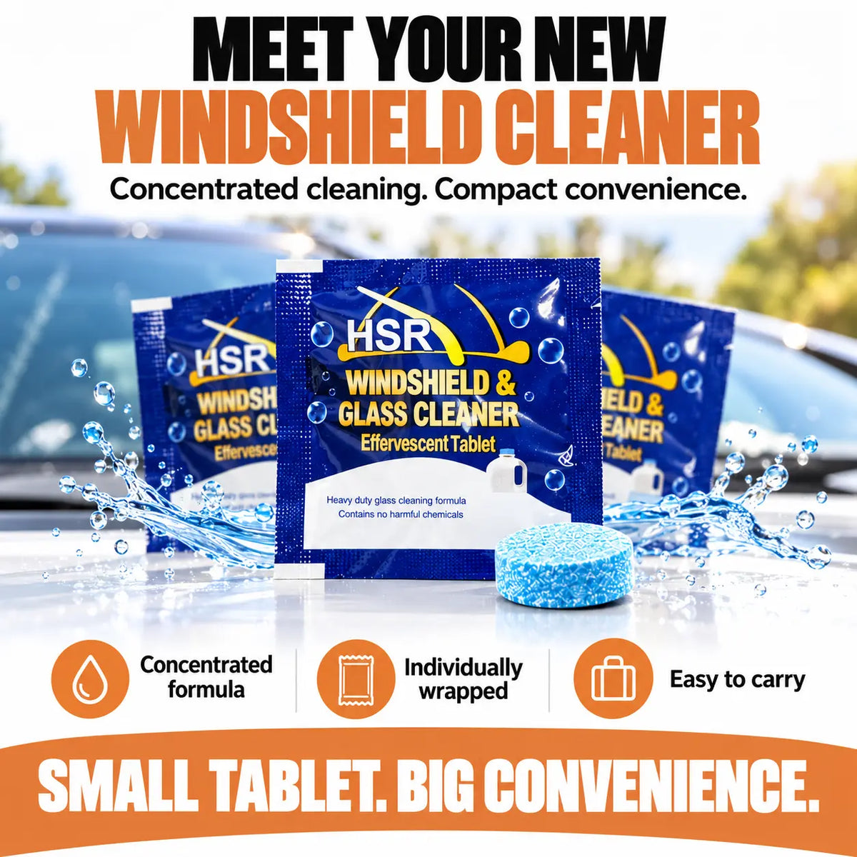 OROFERA® 💧 Windshield Cleaner Tablets