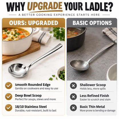 korakio® 🥄🥣 Premium  Stainless Steel Soup Ladle
