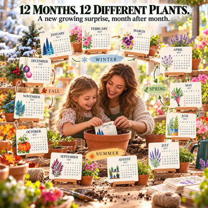 🆙 Eco-Friendly Plantable “Growing Joy” Seed Calendar 2027