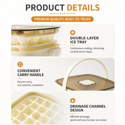 Orofera®🧊Stackable Ice Cube Tray & Storage Box 🍹