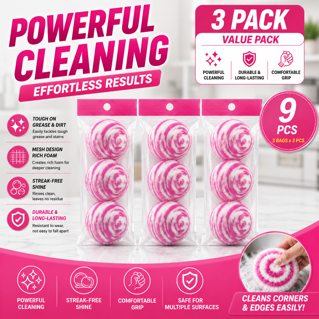 360° Magic Powerful Cleaning Ball（副本）