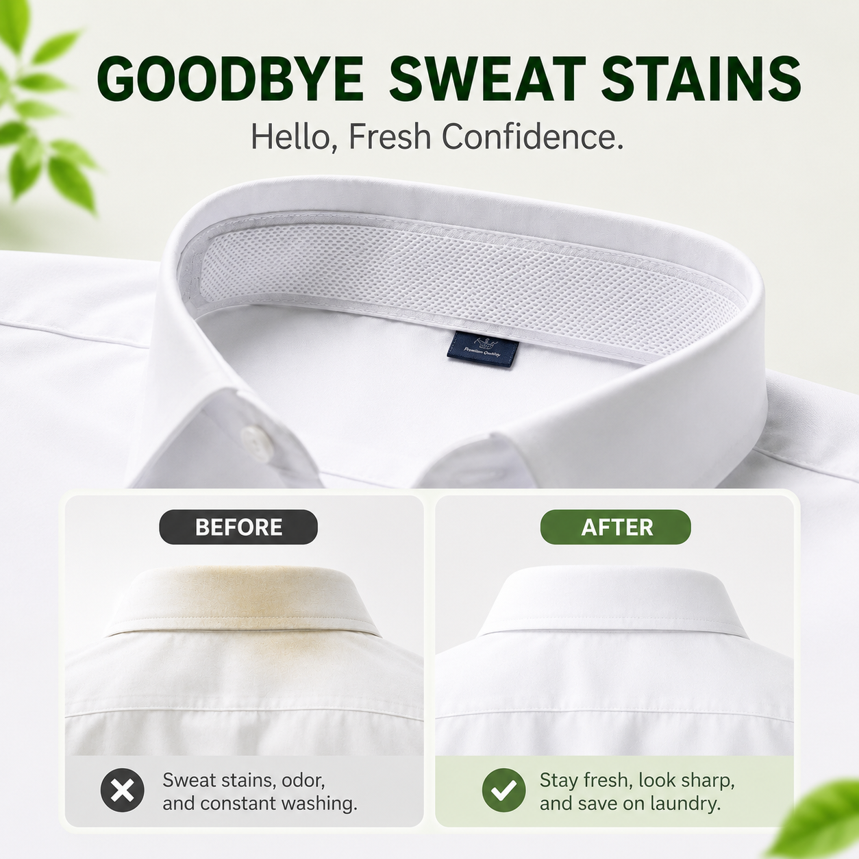 Orofera®👔Collar Sweat & Friction Protection Pads