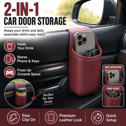 OROFERA® 🚗☕ Premium Car Door Cup Holder Organizer