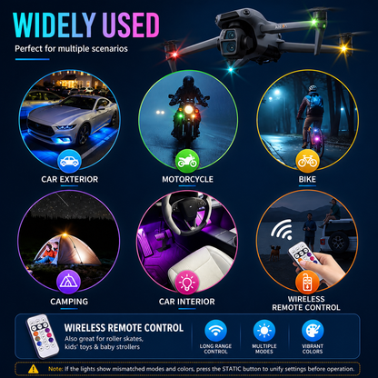 Orofera®🚗  Wireless LED Strip Kit — 10 Modes, IP65 Waterproof 💡