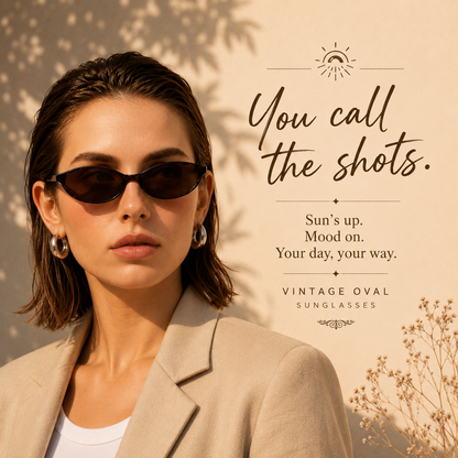 Orofera®Vintage Oval Sunglasses-6 Shades For Every Mood