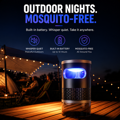Orofera® ✅ Powerful Suction Mosquito Killer — Chemical‑Free UV Trap