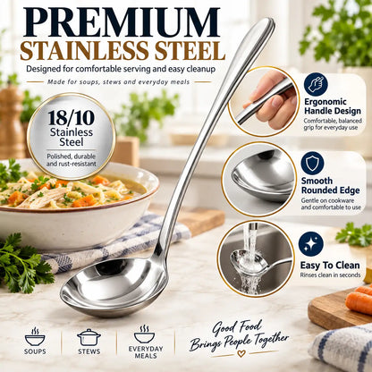 korakio® 🥄🥣 Premium  Stainless Steel Soup Ladle