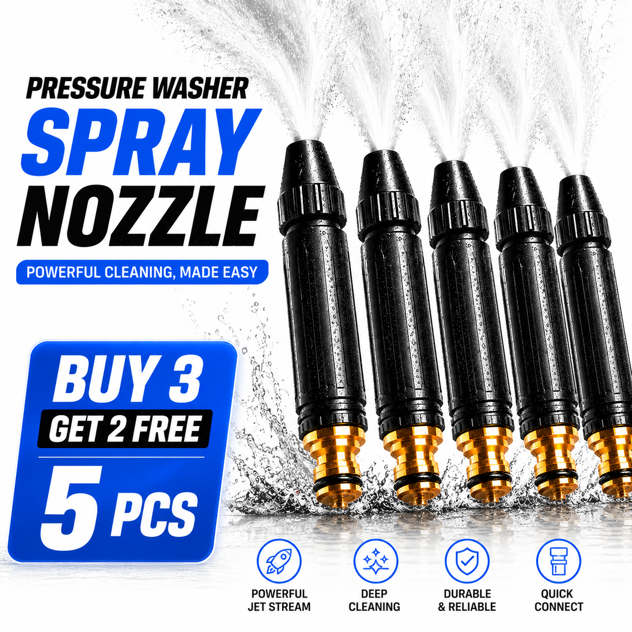 BUY 3 GET 2 FREE- 5 PCS