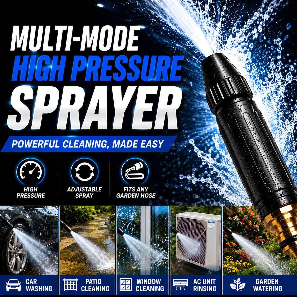 Orofera® Multi-Mode High Pressure Sprayer