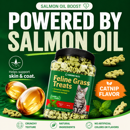 Crunchy Cat Treats for Hairball Control & Digestive Health | Buy 1, 2nd 50% OFF