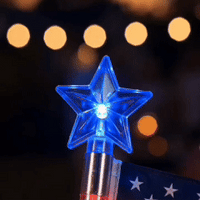 250th Solar LED Flag-8 Flags set