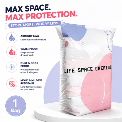orofera® 💨 Life Space Creator No-Pump 3D Vacuum Storage Bags
