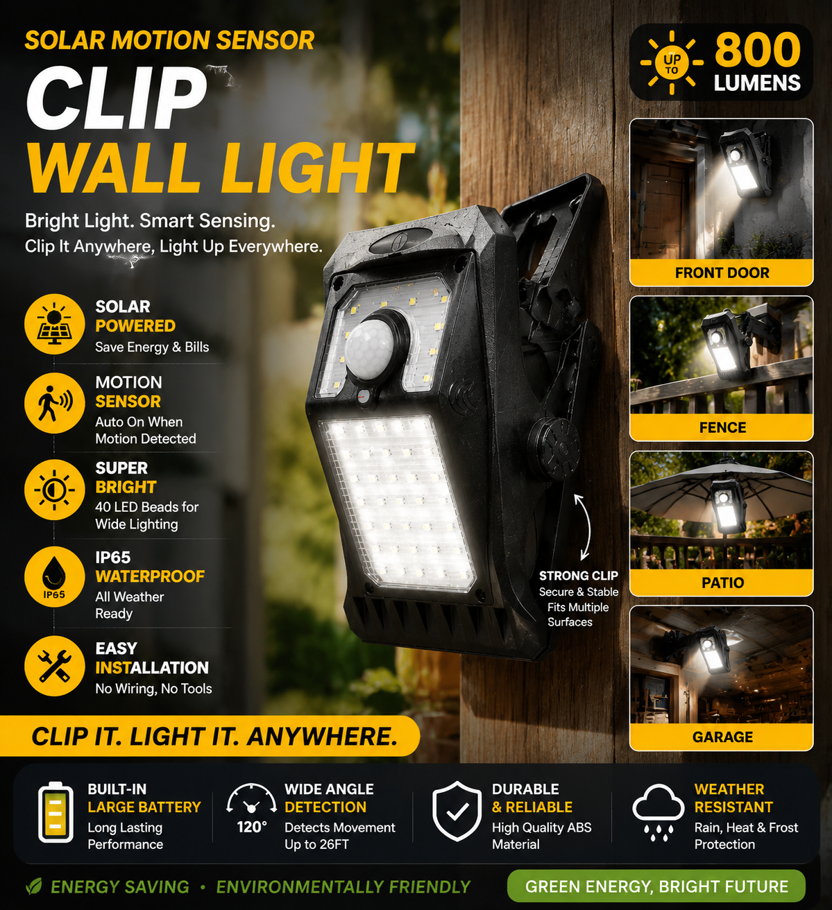 Orofera®🌞Versatile Solar Clip Light💡