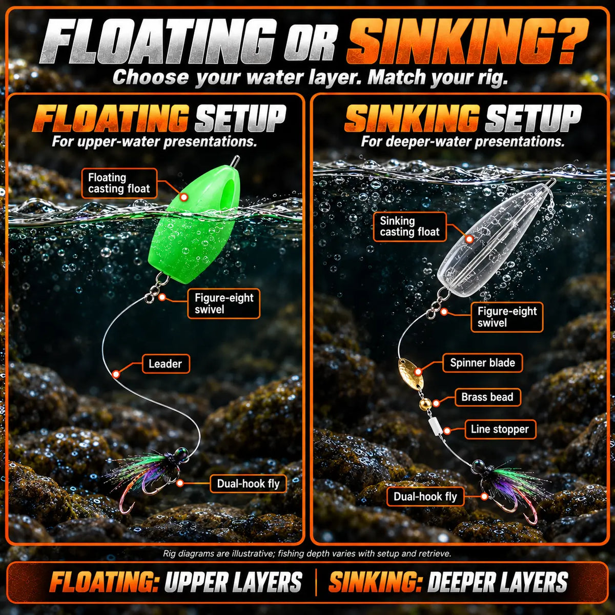 OROFERA®🎣Handcrafted Dual-Hook Fly Fishing Kit
