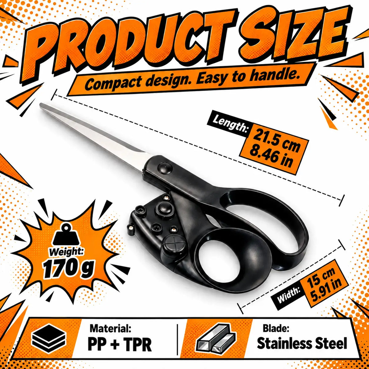 🆙Multi-Purpose Laser-Guided Scissors