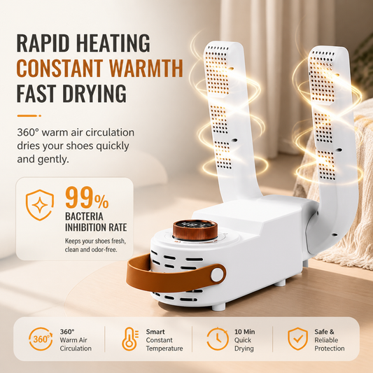 Orofera®Heat Drying Shoe Dryer with UV Sanitization ⚡