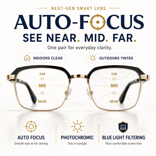 orofera® 👓 Progressive Glasses with Photochromic Adaptive Lenses