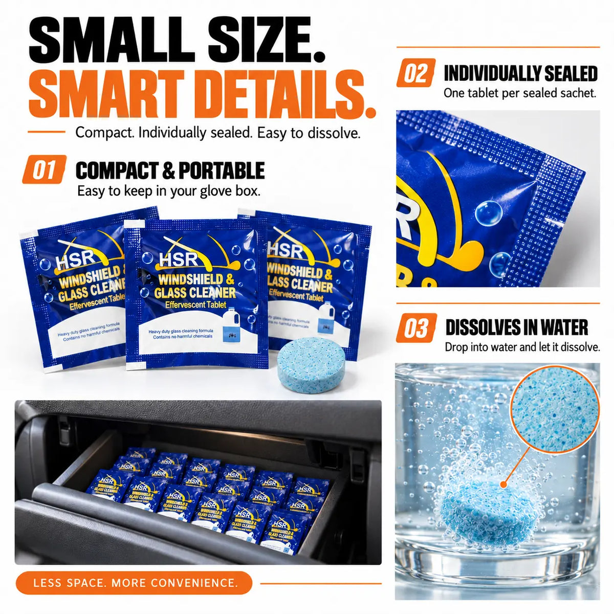 OROFERA® 💧 Windshield Cleaner Tablets