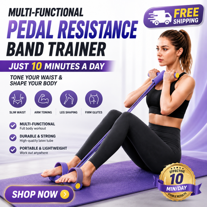 Orofera®🏋️Multi-functional Pedal Resistance Band Trainer