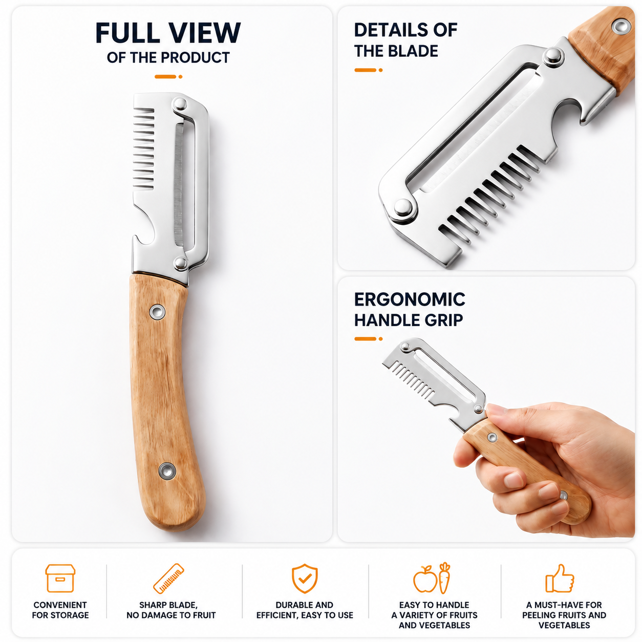 Orofera®🔪 Compact Multi-Tool Kitchen Knife