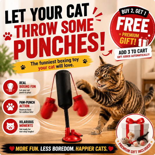 Orofera® 🐱🥊 Interactive Cat Boxing Toy