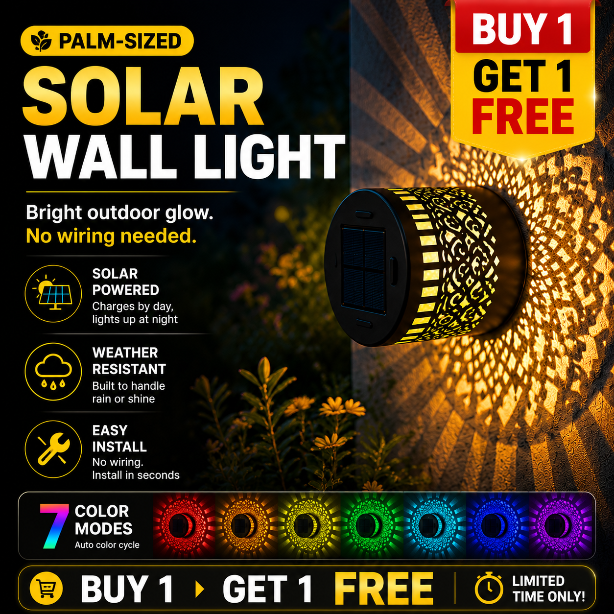 Orofera®Solar Mandala light
