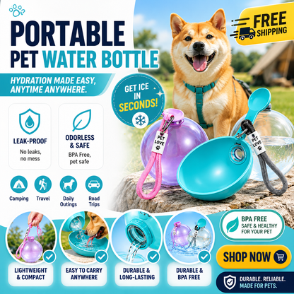 Orofera®🐶AquaSphere Portable Pet Water Bottle⭕️
