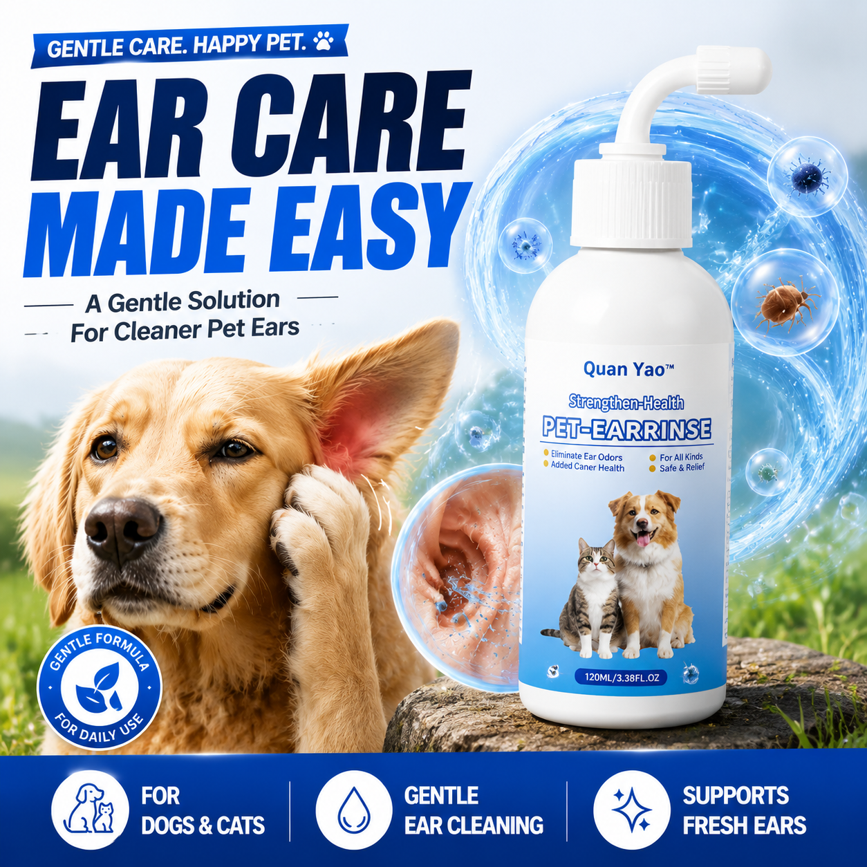 orofera® Fresh & Clean Pet Ear Rinse