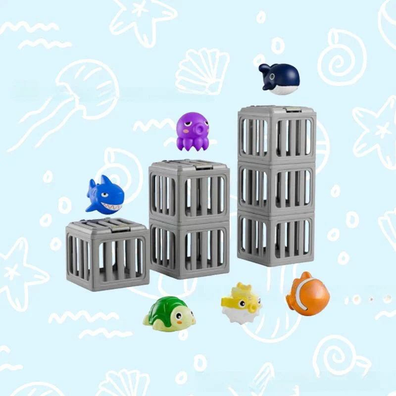 Orofera® 🐠 🐙 Interactive Sea Animal Dive Toy Set