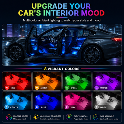 Orofera®🚗  Wireless LED Strip Kit — 10 Modes, IP65 Waterproof 💡
