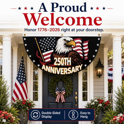 orofera® 🗽 250th Anniversary Patriotic Bunting Flag