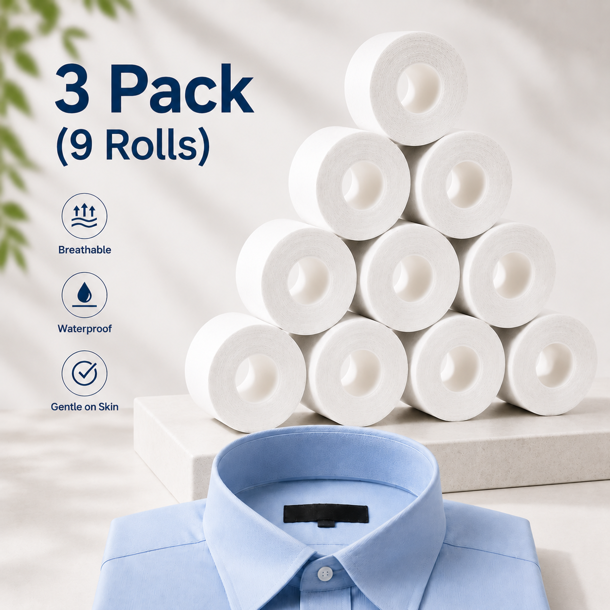 3 Pack  (9 Rolls)