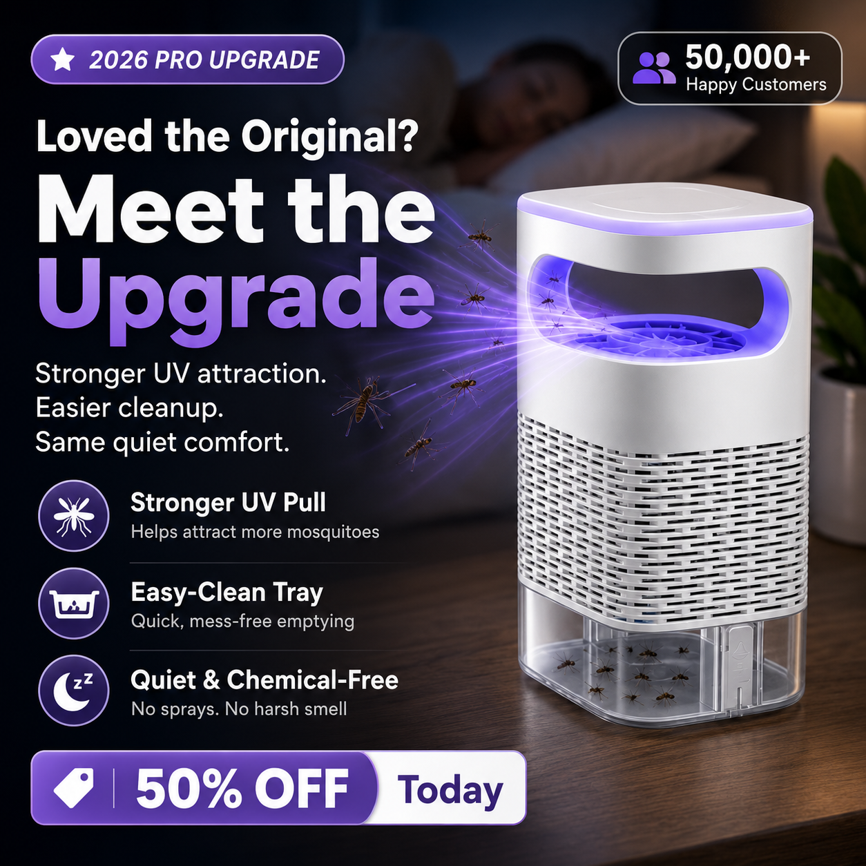 orofera® 🦟 Upgraded PRO UV Mosquito Trap Lamp