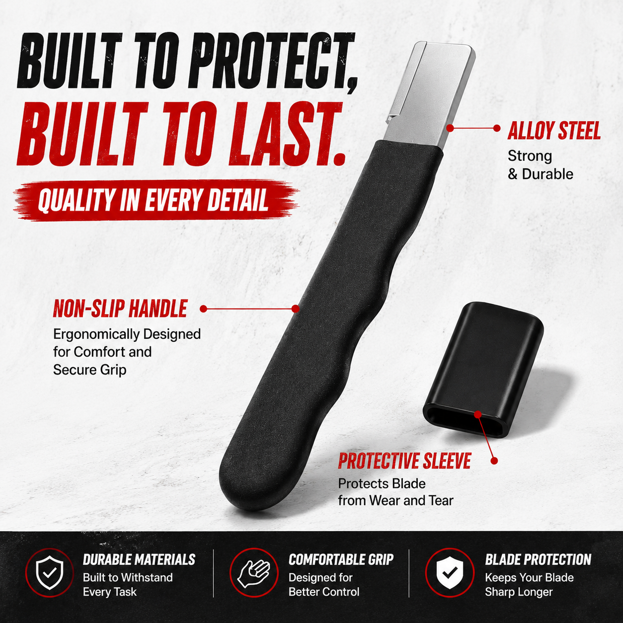 orofera® 🔪 Knife Sharpener – Portable Alloy Steel Blade Tool