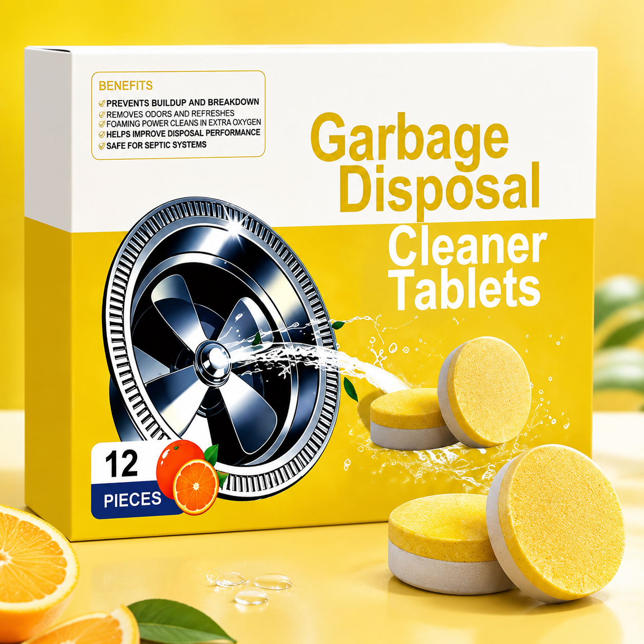 Orofera® 🍋✨Garbage Disposal Cleaner Tablets
