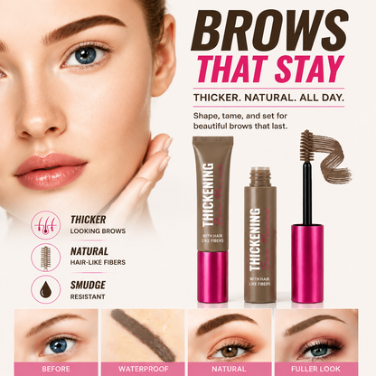 orofera® 🖌️ Waterproof Brow Gel Mascara – 16H Long Lasting Hold