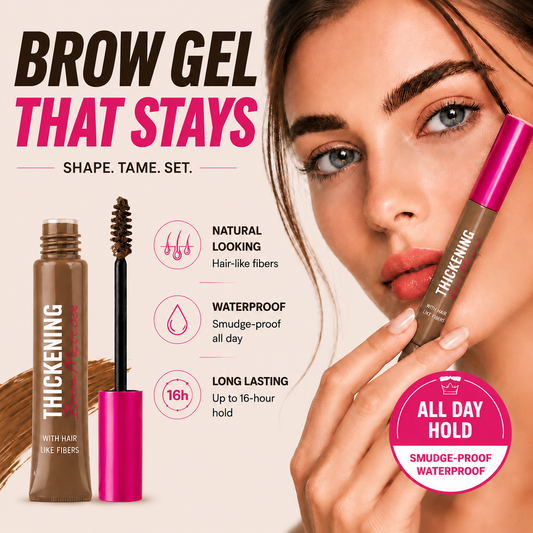 orofera® 🖌️ Waterproof Brow Gel Mascara – 16H Long Lasting Hold