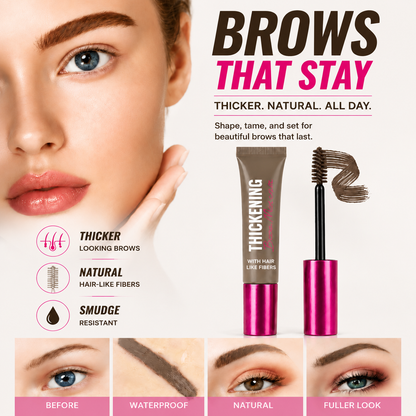 orofera® 🖌️ Waterproof Brow Gel Mascara – 16H Long Lasting Hold