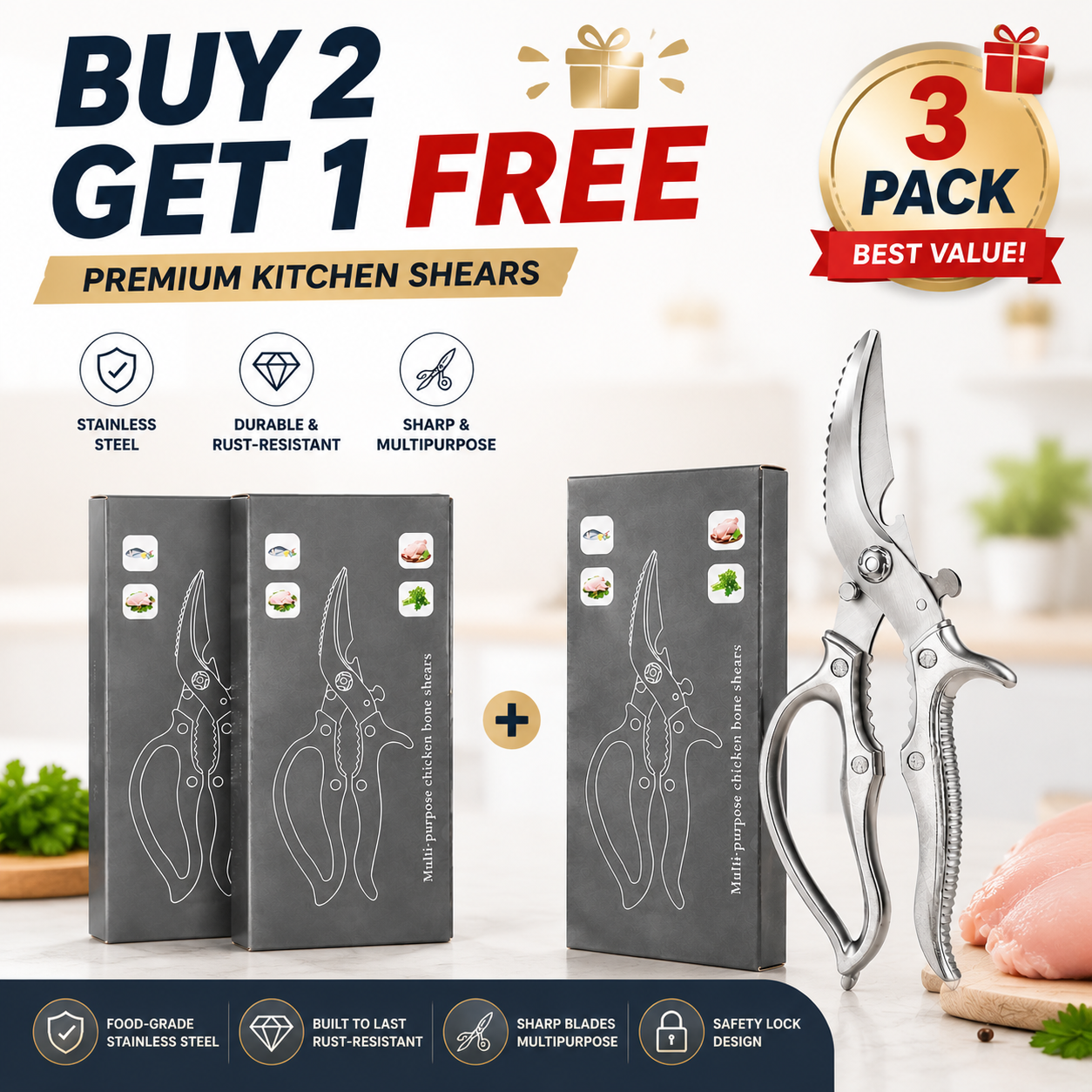 BUY 2 GET 1 FREE