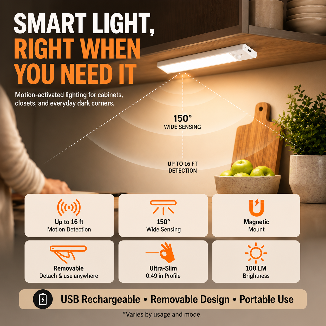 🥇 orofera® Smart Motion Sensor Light